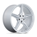20X10 Foose 1PC F174 CF8 Gloss Silver 5X114.3 5X4.5 ET35 Wheel Rim-1