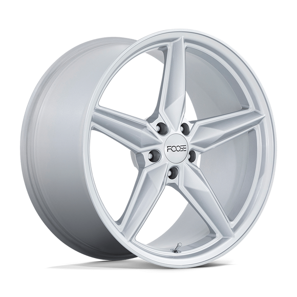 20X10 Foose 1PC F174 CF8 Gloss Silver 5X114.3 5X4.5 ET35 Wheel Rim