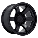 18X9 Fuel D766 RUSH Satin Black 6X135 ET1 wheel/rim