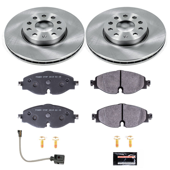 PowerStop Track Day Spec High-Performance Brake Pad and Rotor Kit