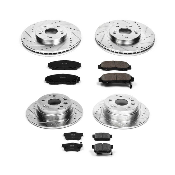 PowerStop Z23 Daily Driver Carbon-Fiber Ceramic Brake Pad and Drilled & Slotted