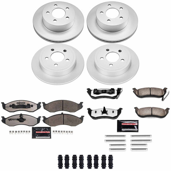 Z36 Truck & Tow Premium Carbon-Fiber Ceramic Brake Pad and Fully Coated Rotor Ki