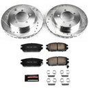 PowerStop Z23 Daily Driver Carbon-Fiber Ceramic Brake Pad and Drilled & Slotted