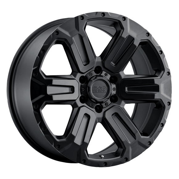 18x9 Black Rhino Wanaka Matte Black 6x120 ET12.00 CB67.10 Wheel/Rim