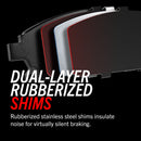 PowerStop Z23 Daily Driver Carbon-Fiber Ceramic Brake Pad and Drilled & Slotted