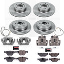 PowerStop OE Stock Replacement Low-Dust Ceramic Brake Pad, Rotor and Caliper Kit