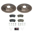 PowerStop OE Stock Replacement Low-Dust Ceramic Brake Pad and Rotor Kit
