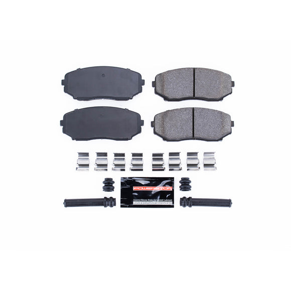 PowerStop Z23 Evolution Sport Carbon-Fiber Brake Pads With Hardware