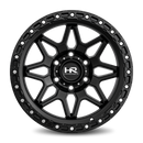 17x9 Hardrock H105 Matte Black 5x127 ET1 wheel/rim