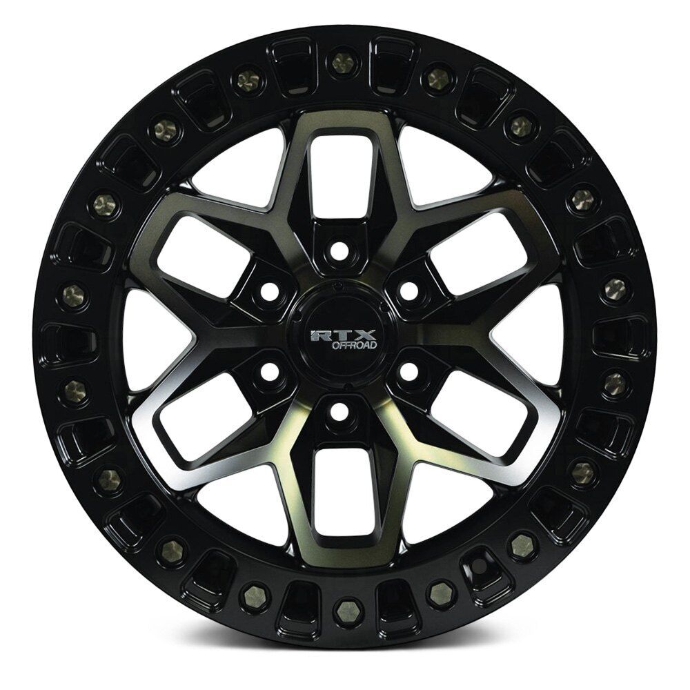 17x9 RTX Zion Black Machined Tinted Bronze 6x139.7 ET0 wheel/rim