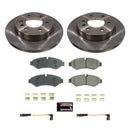 PowerStop OE Stock Replacement Low-Dust Ceramic Brake Pad and Rotor Kit