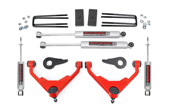 Rough Country 3" Lift Kit For Chevy GMC Sierra Silverado Suburban 2500 01-10