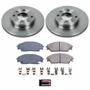 PowerStop OE Stock Replacement Low-Dust Ceramic Brake Pad and Rotor Kit