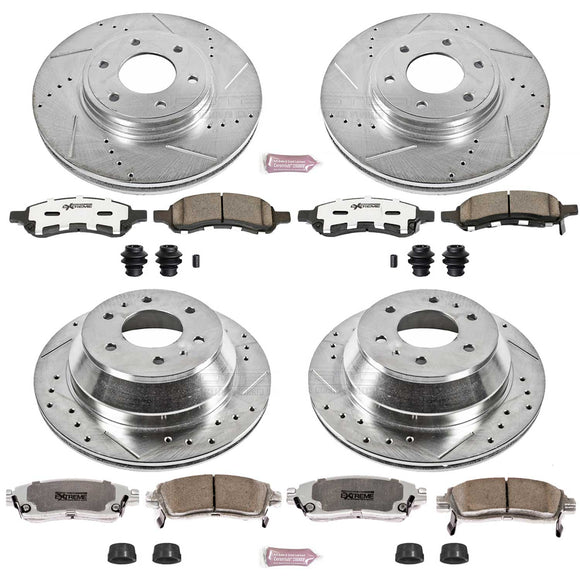 PowerStop Z26 Street Performance Ceramic Brake Pad and Drilled & Slotted Rotor K