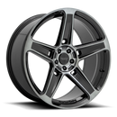 20X10.5 American Racing AR936 G-BLK-GRY 5X115 ET22 wheel/rim