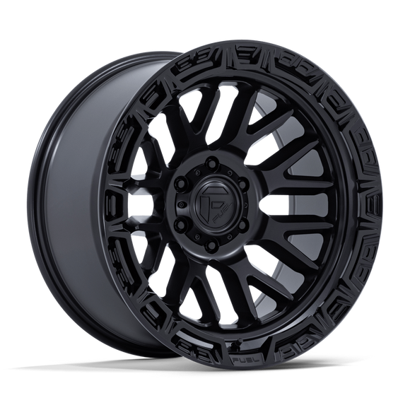 20x10 Fuel Off-Road FC890 Rail Matte Black W/ Gloss Black Lip 5x127 ET-18 Wheel