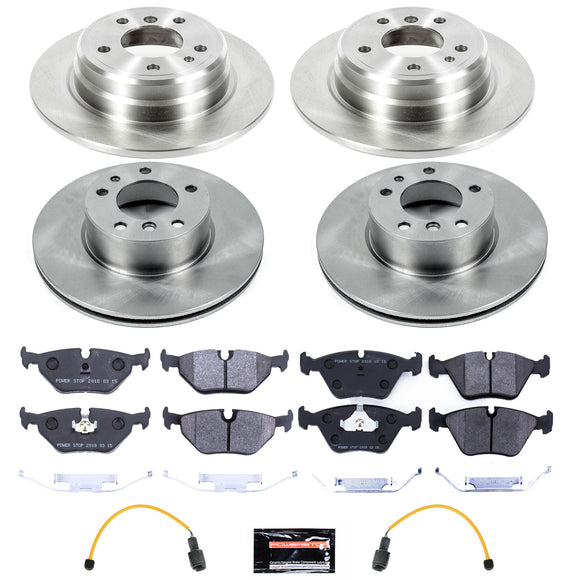 PowerStop Track Day Spec High-Performance Brake Pad and Rotor Kit
