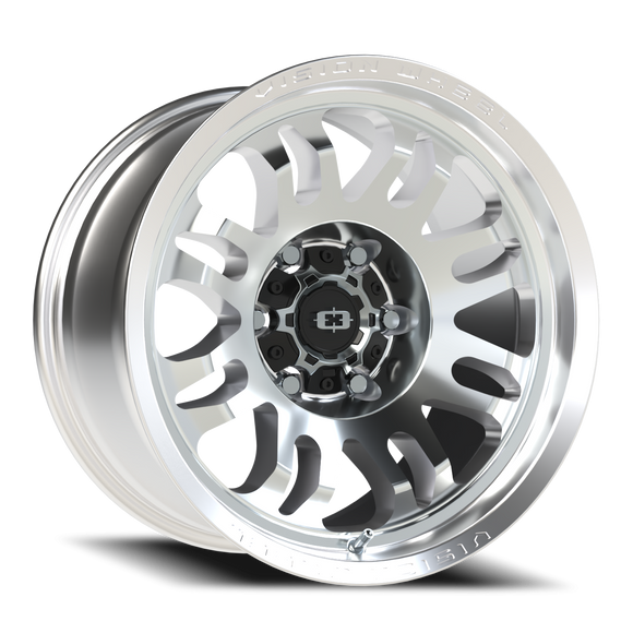17x9.5 Vision 409 Inferno Milled Machined 6x5.5 6x139.7 ET-18 wheel/rim