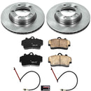 PowerStop OE Stock Replacement Low-Dust Ceramic Brake Pad and Rotor Kit