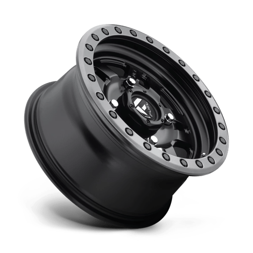 15X7 Fuel UTV D557 Anza Matte Black Gun Metal Ring 4X137 ET38 wheel/rim