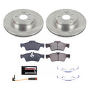 PowerStop OE Stock Replacement Low-Dust Ceramic Brake Pad and Rotor Kit