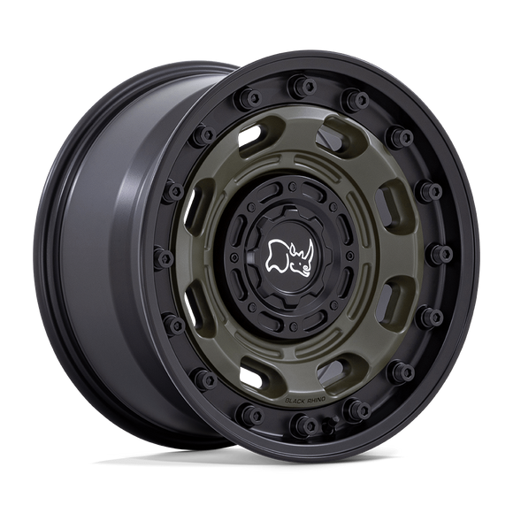 17X8.5 Black Rhino Atlas Green 6X135 6X139.7 6X5.5 ET-10 Wheel Rim