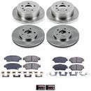 PowerStop OE Stock Replacement Low-Dust Ceramic Brake Pad and Rotor Kit