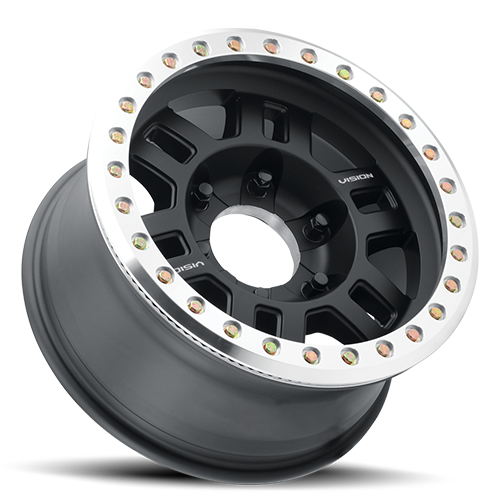 Vision 398BL Manx-Beadlock Gloss Black 17X8.5 ET-15 Wheel/Rim