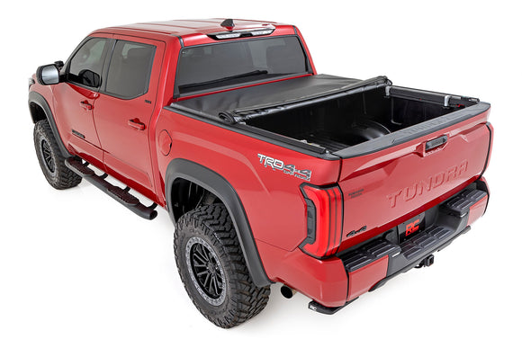 Rough Country Soft Roll Up Bed Cover 5'7" Bed For Toyota Tundra 2WD 4WD 22-23