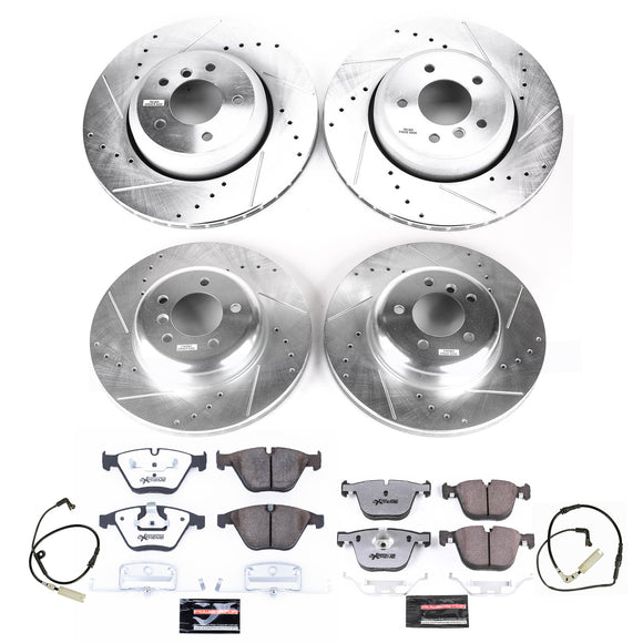 PowerStop Z26 Street Performance Ceramic Brake Pad and Drilled & Slotted Rotor K