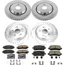 PowerStop Z23 Daily Driver Carbon-Fiber Ceramic Brake Pad and Drilled & Slotted