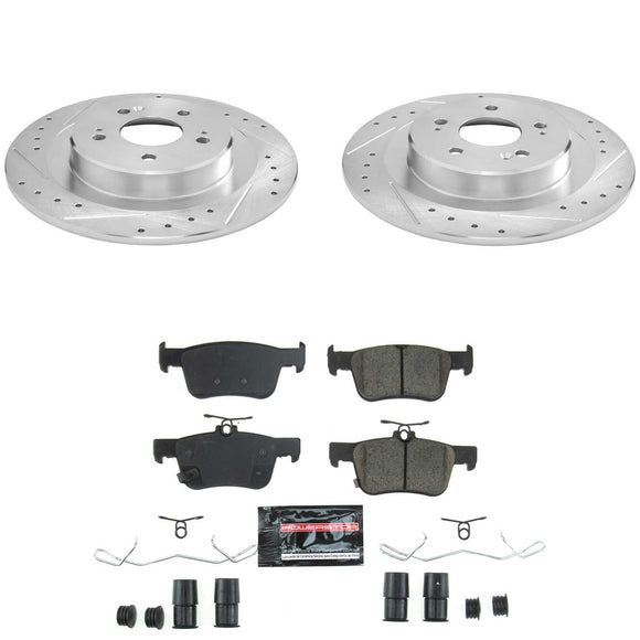Z23 Daily Driver Carbon-Fiber Ceramic Brake Pad and Drilled & Slotted Rotor Kit