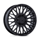 15X7 Msa Offroad Wheels M50 Clubber Gloss Black 4X137 4X156 ET10 Wheel Rim