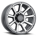 16x8 Vision 353 Turbine Gunmetal Machined Face 6x139.7 6x5.5 ET0 Wheel Rim-2