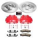 PowerStop Z26 Street Performance Ceramic Brake Pad, Drilled Slotted Rotor, and C