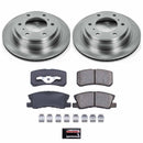 PowerStop OE Stock Replacement Low-Dust Ceramic Brake Pad and Rotor Kit