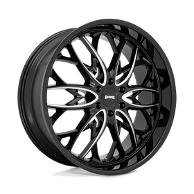 22X9.5 DUB S263 OG Gloss Black Milled 6X139.7 ET25 wheel/rim