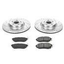 PowerStop Z23 Daily Driver Carbon-Fiber Ceramic Brake Pad and Drilled & Slotted