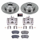 PowerStop OE Stock Replacement Low-Dust Ceramic Brake Pad, Rotor and Caliper Kit