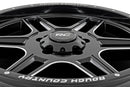 Rough Country 92 Series Machined Gloss Black 18x9 6x135 ET0 Wheel Rim