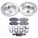 PowerStop Z23 Daily Driver Carbon-Fiber Ceramic Brake Pad and Drilled & Slotted