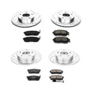 PowerStop Z23 Daily Driver Carbon-Fiber Ceramic Brake Pad and Drilled & Slotted