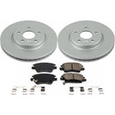 PowerStop Genuine Geomet Coated Rotor and Low-Dust Ceramic Brake Pad Kit