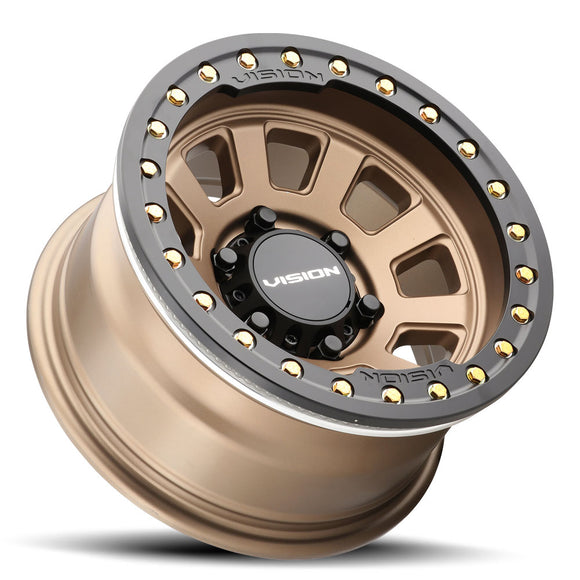 Vision 350 OJOS Bronze 15X8 5x4.5 ET-28 Wheel/Rim