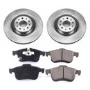 PowerStop OE Stock Replacement Low-Dust Ceramic Brake Pad and Rotor Kit