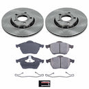 PowerStop OE Stock Replacement Low-Dust Ceramic Brake Pad and Rotor Kit