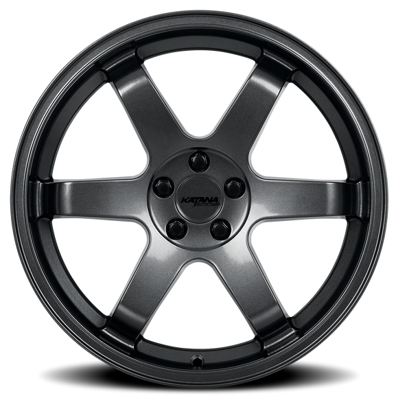 18x8 Katana KR08 Gloss Gunmetal 5x120 ET40 CB72.56 Wheel