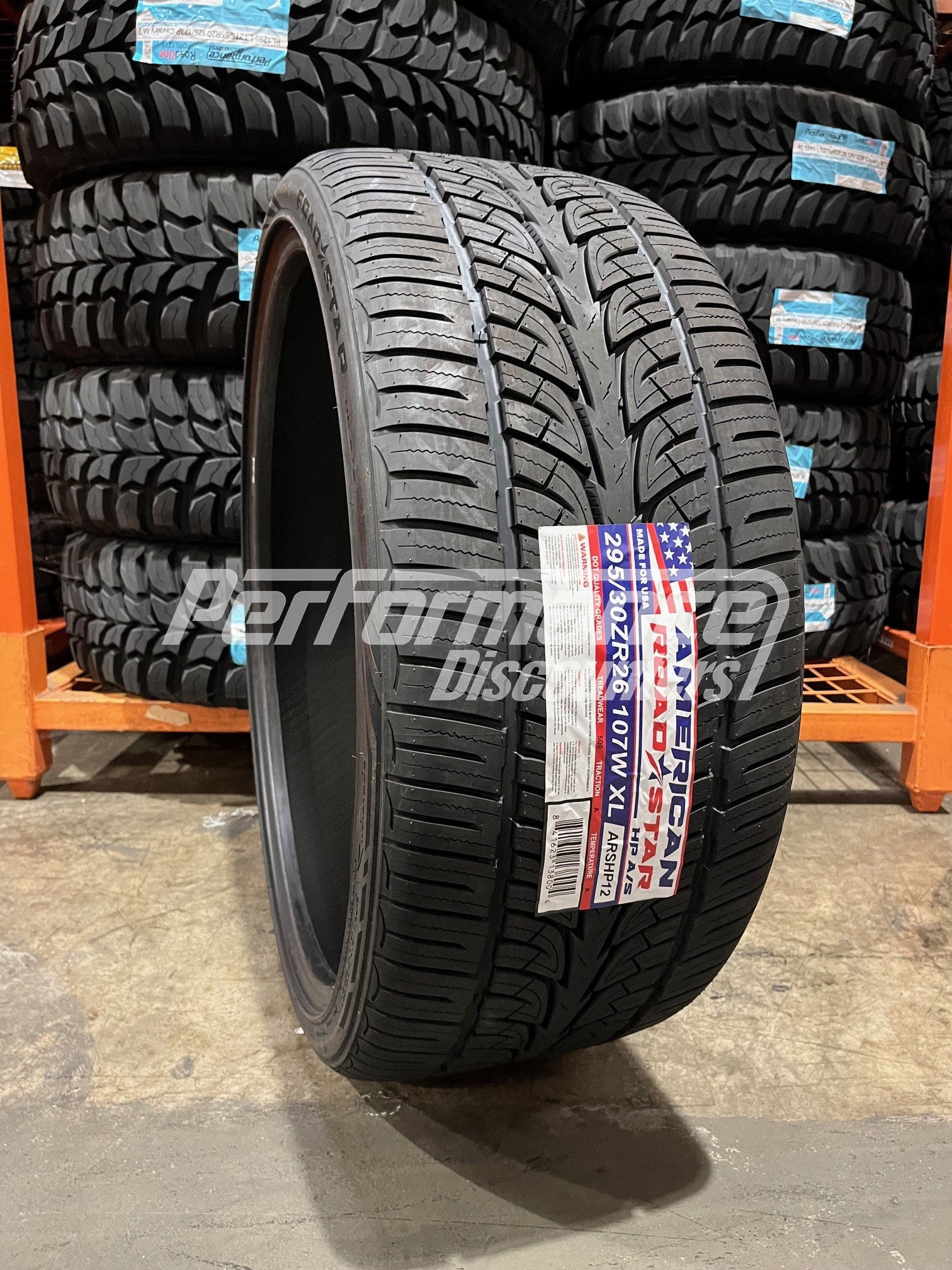 American Roadstar HP A/S Tire(s) 295/30R26 107W SL BSW 295 30 26 2953026