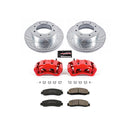 PowerStop Z23 Daily Driver Carbon-Fiber Ceramic Pads Drilled & Slotted Rotor & C