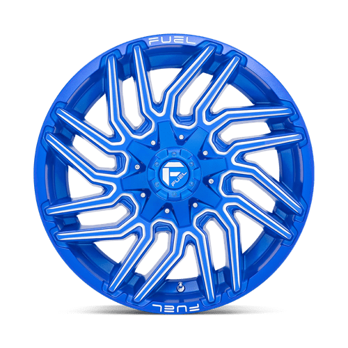 20x10 Fuel Off-Road D774 Typhoon Anodized Blue Milled 8x180 ET-18 CB124.2 Wheel